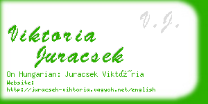 viktoria juracsek business card